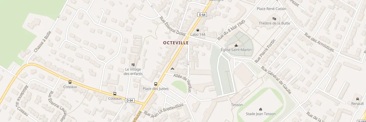Plan du 141 Rue Roger Salengro - Octeville à Cherbourg-en-Cotentin