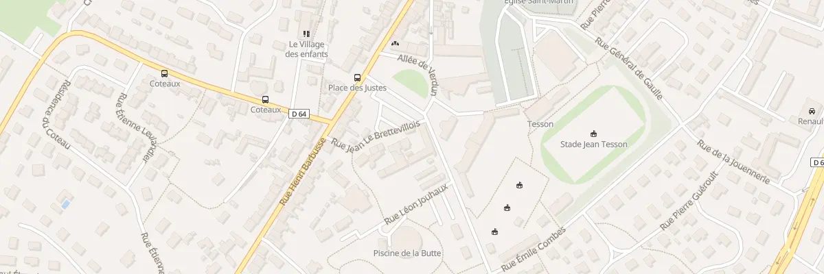 Plan du 2 All de Verdun Octeville à Cherbourg-en-Cotentin