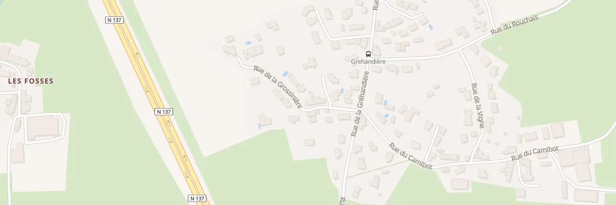 Plan du 8 Rue de la grossinière à Treillières