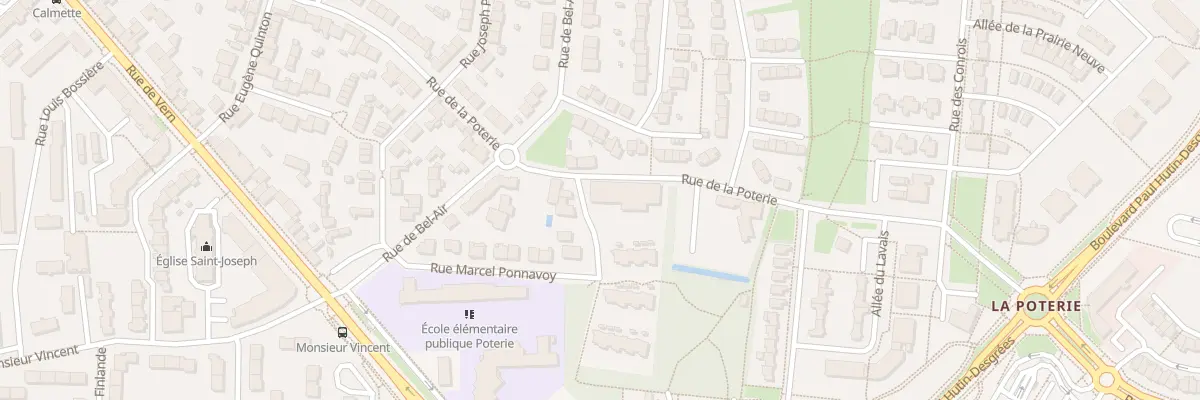 Plan du 80 Rue de la Poterie à Rennes