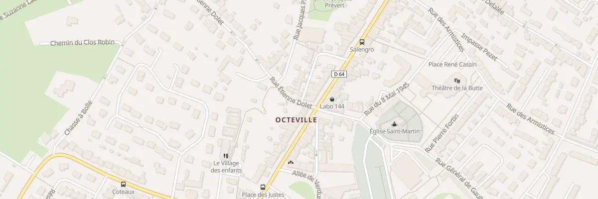Plan du 4 Rue Etienne Dolet - Octeville à Sotteville