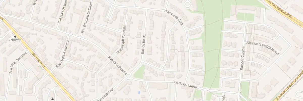 Plan du 20 Rue de Bel-Air à Rennes