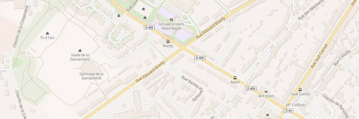 Plan du 57 Rue Edouard Branly - Octeville à Cherbourg-en-Cotentin