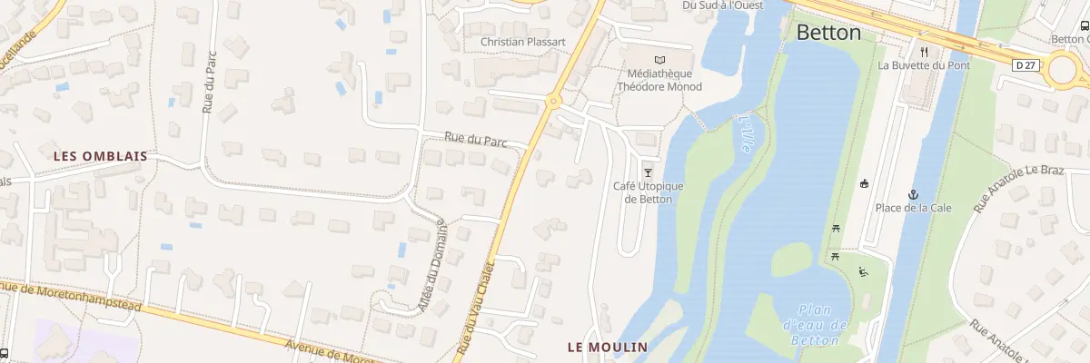 Plan du 2 Chemin du Moulin à Betton