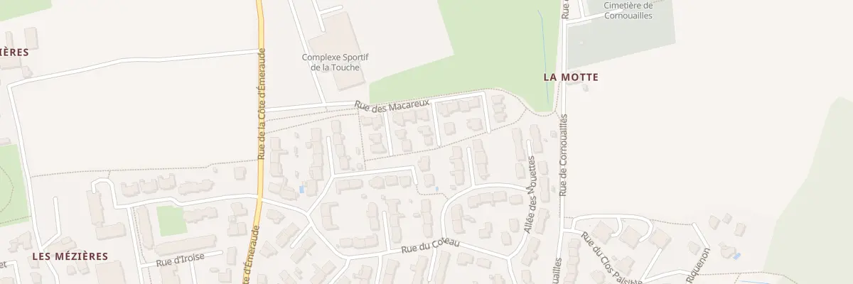 Plan du 4 All des Aigrettes à Betton
