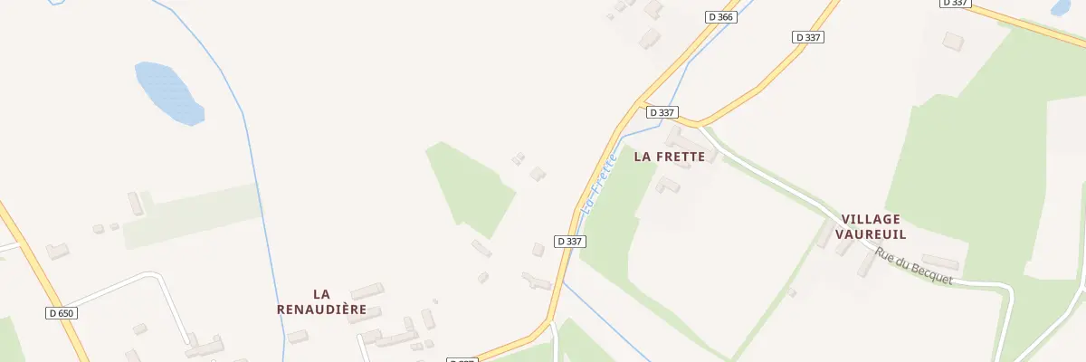 Plan du 2 Rte de la Renaudiere Glatigny à La Haye