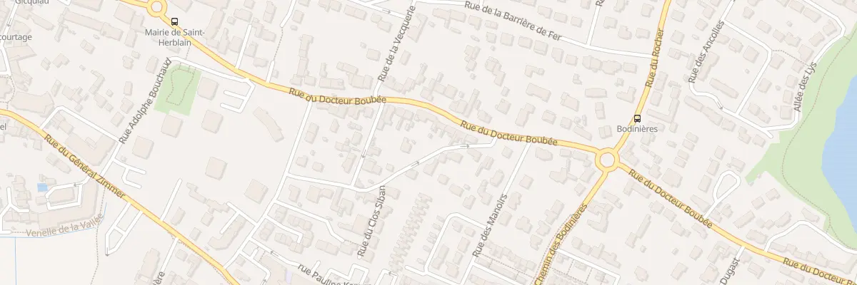 Plan du 87 Rue du Docteur Boubée à Saint-Herblain