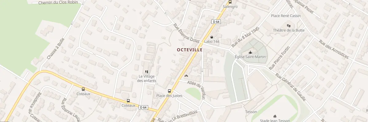 Plan du 116 Rue Roger Salengro - Octeville à Cherbourg-en-Cotentin