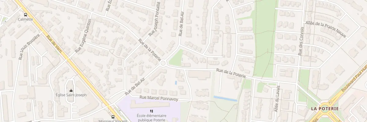 Plan du 83 Rue de la Poterie à Rennes