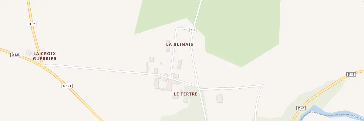 Plan du 5 La Blinais à Mouais