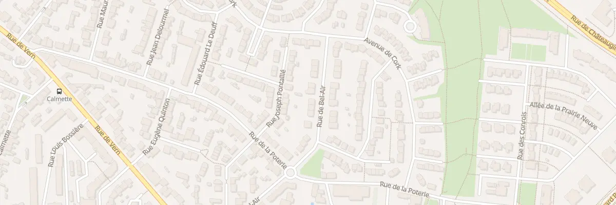 Plan du 27 Rue de Bel-Air à Rennes