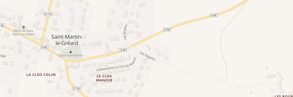 Plan du 4 Le Bourg à Saint-Martin-le-Gréard