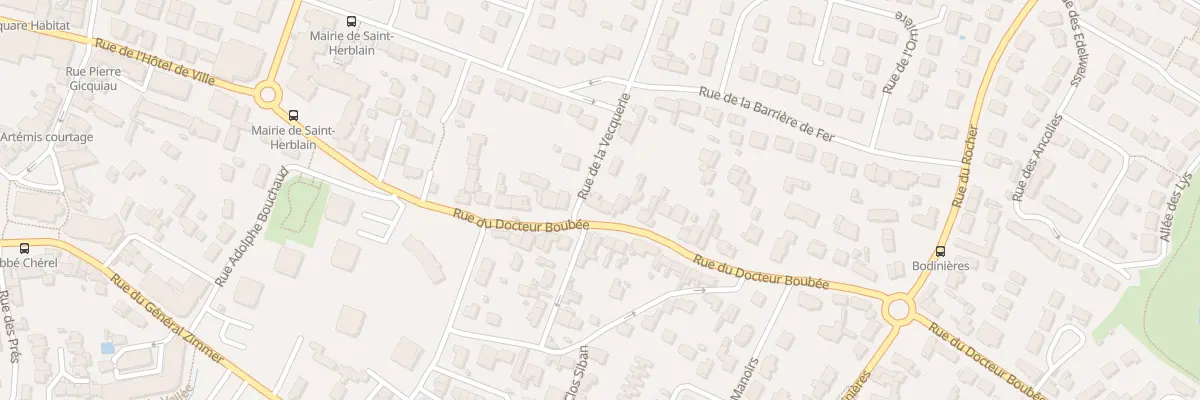 Plan du 112 Rue du Docteur Boubée à Saint-Herblain