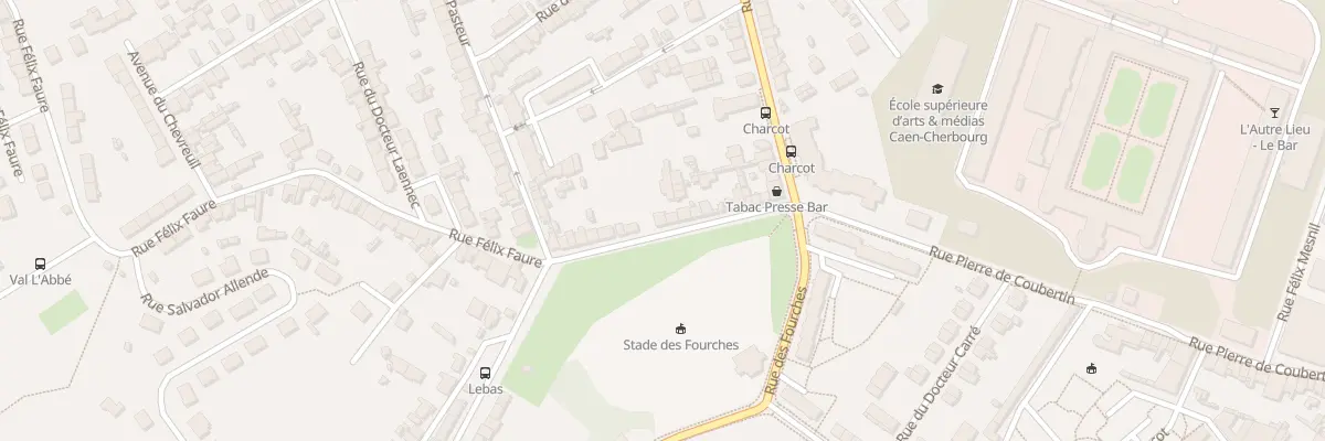 Plan du 24 Rue Felix Faure - Equeurdrevil à Cherbourg-en-Cotentin