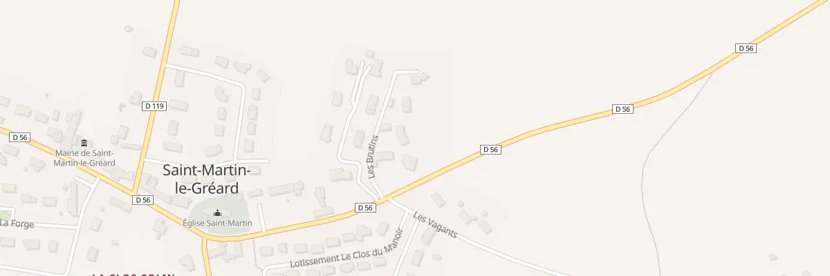 Plan du 2 Les Brutins à Saint-Martin-le-Gréard
