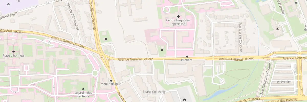 Plan du 227 Av Général Leclerc à Rennes