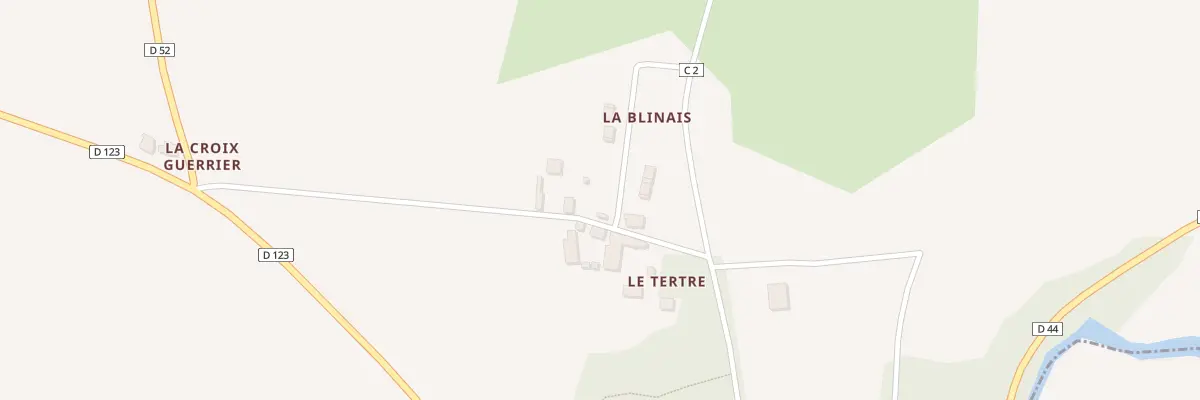 Plan du 4 Le Tertre à Mouais