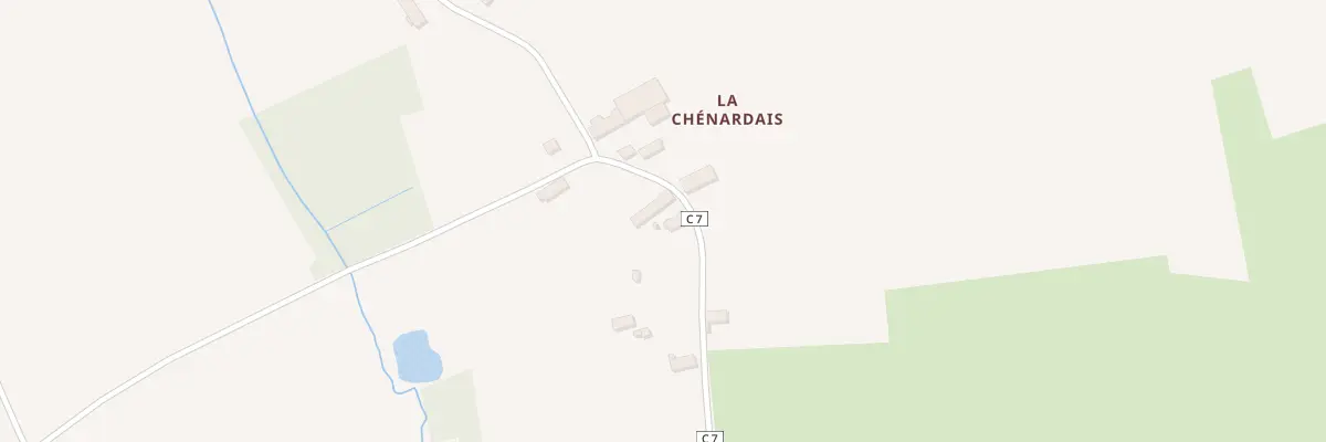 Plan du 5072 La Chénardais à La Boussac
