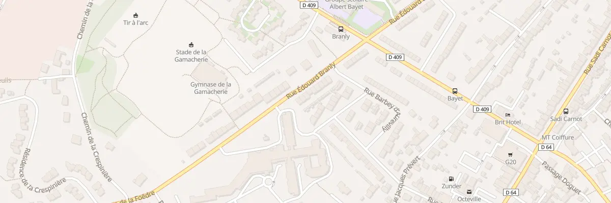 Plan du 79 Rue Edouard Branly - Octeville à Cherbourg-en-Cotentin