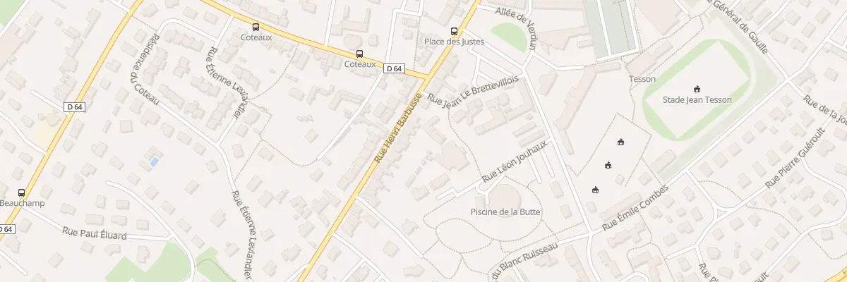 Plan du 7 Rue Henri Barbusse à Cherbourg-en-Cotentin