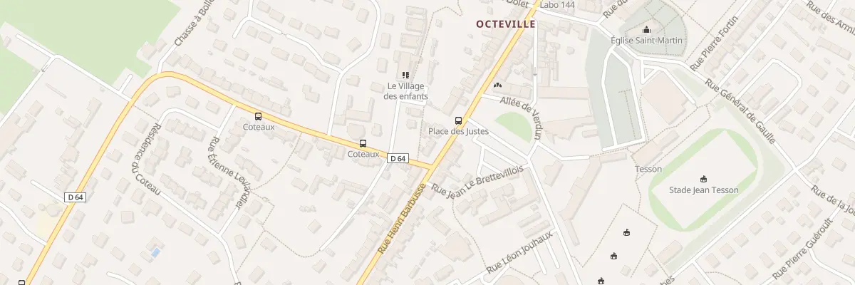 Plan du 140 Rue Roger Salengro - Octeville à Cherbourg-en-Cotentin