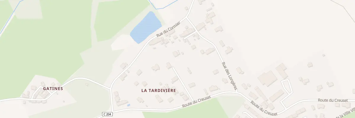 Plan du 20 Rte du Creuset à Nozay
