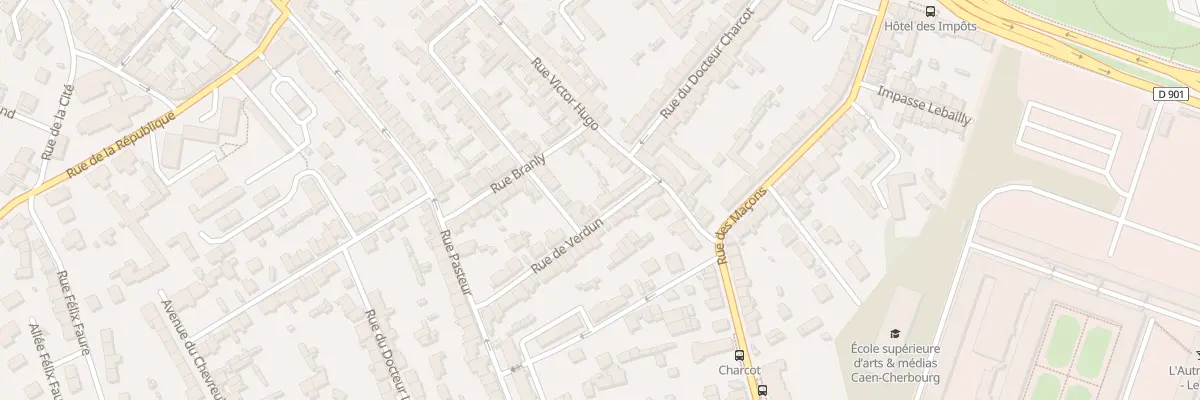 Plan du 6 Rue de Verdun - Equeurdreville à Cherbourg-en-Cotentin