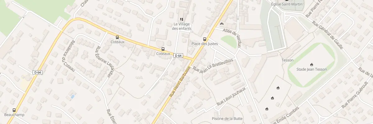 Plan du 4 Rue Henri Barbusse à Cherbourg-en-Cotentin