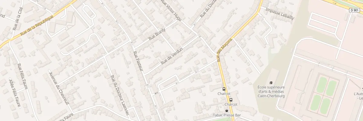 Plan du 19 Rue de Verdun - Equeurdreville à Cherbourg-en-Cotentin
