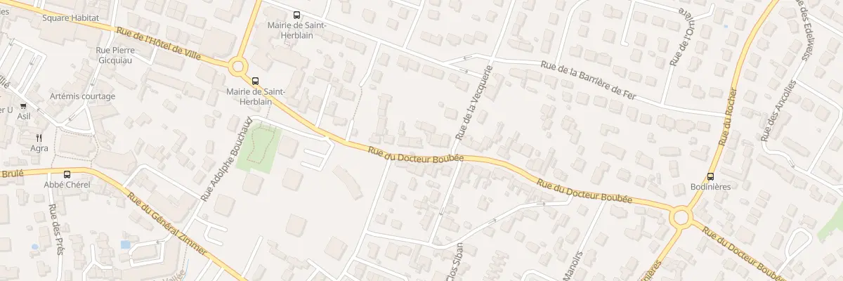 Plan du 120 Rue du Docteur Boubée à Saint-Herblain