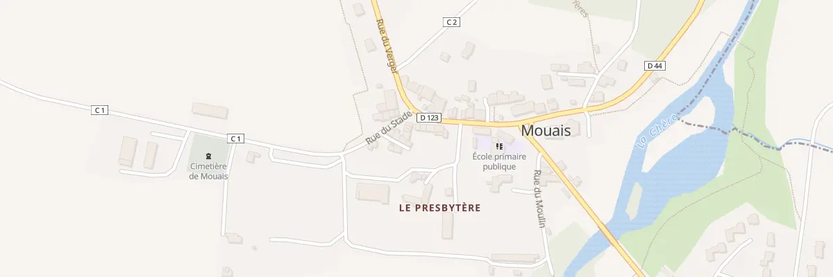 Plan du 3 Rue du Stade à Mouais