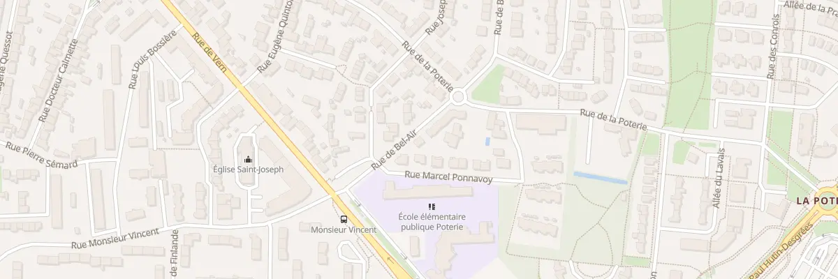 Plan du 6 Rue de Bel-Air à Rennes
