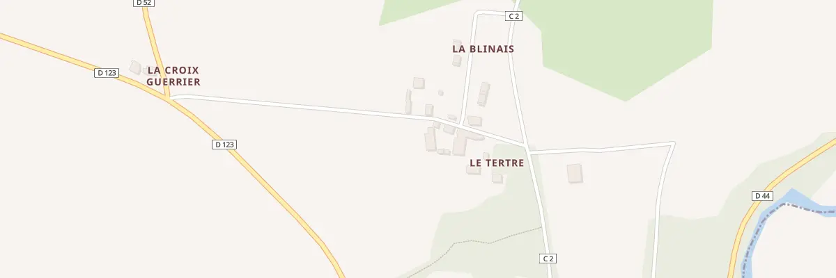 Plan du 1 Le Tertre à Mouais