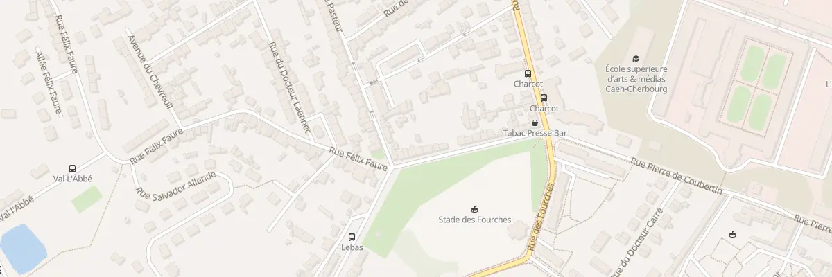 Plan du 36 Rue Felix Faure - Equeurdrevil à Cherbourg-en-Cotentin