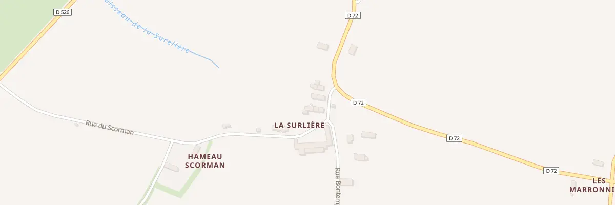 Plan du 19 Rue du Scorman-Surville à La Haye