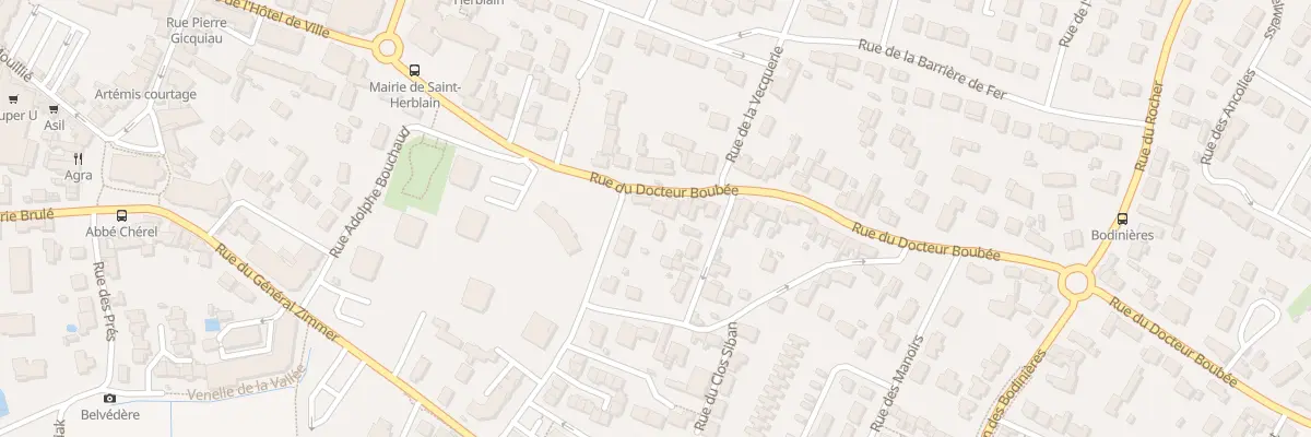 Plan du 111 Rue du Docteur Boubée à Saint-Herblain