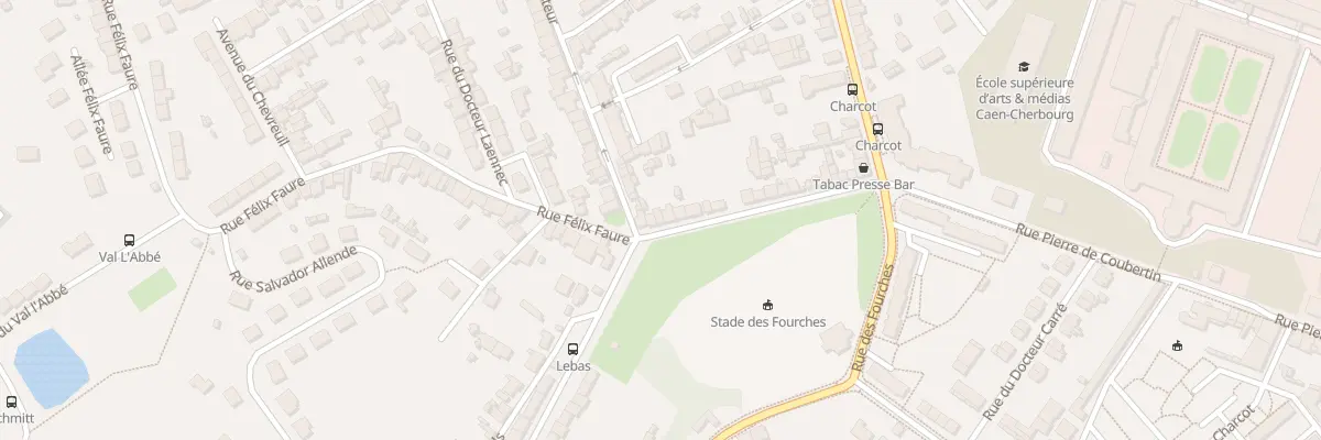Plan du 40 Rue Felix Faure - Equeurdrevil à Cherbourg-en-Cotentin