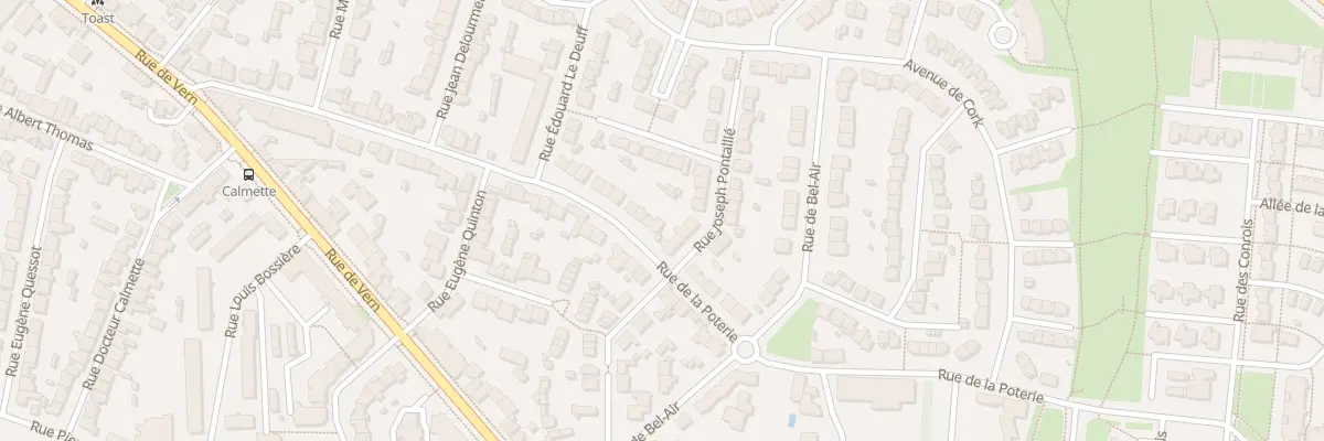 Plan du 59 Rue de la Poterie à Rennes
