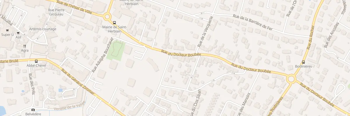 Plan du 113 Rue du Docteur Boubée à Saint-Herblain