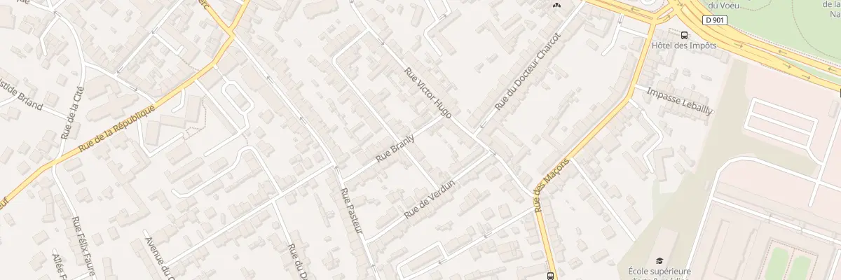 Plan du 18 Rue E Branly - Equeurdreville à Cherbourg-en-Cotentin