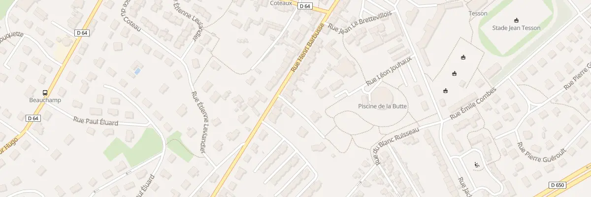 Plan du 21 Rue Henri Barbusse à Cherbourg-en-Cotentin