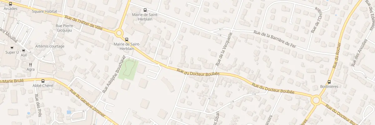 Plan du 124 Rue du Docteur Boubée à Saint-Herblain