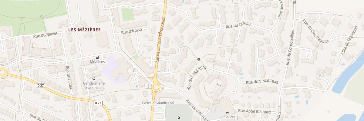 Plan du 6 Rue des Abers à Betton