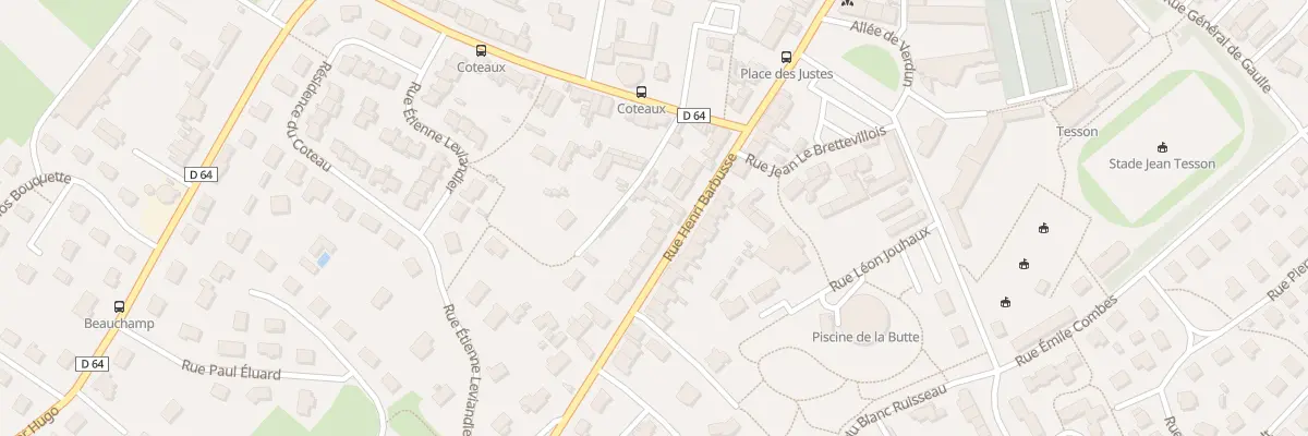 Plan du 16 Rue Henri Barbusse à Cherbourg-en-Cotentin