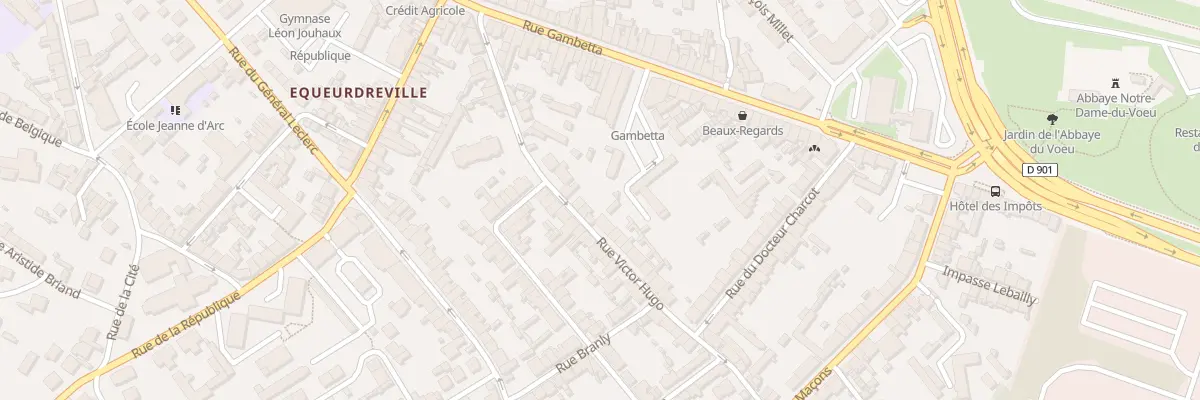 Plan du 41 Rue Victor Hugo - Equeurdrevil à Cherbourg-en-Cotentin