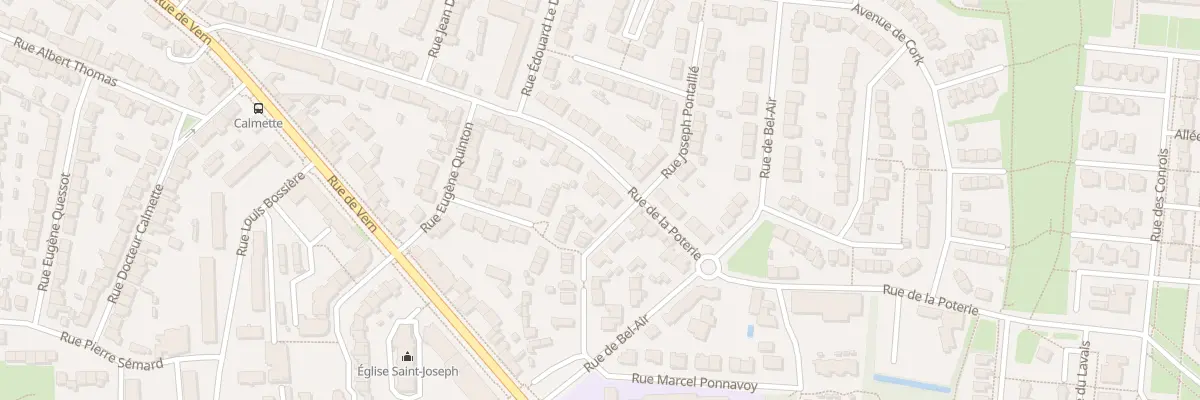 Plan du 58 Rue de la Poterie à Rennes