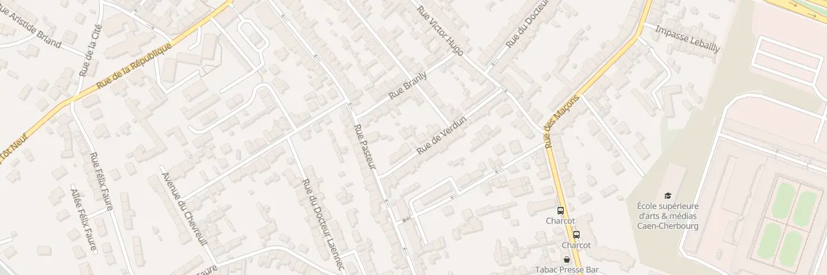 Plan du 26 Rue de Verdun - Equeurdreville à Cherbourg-en-Cotentin
