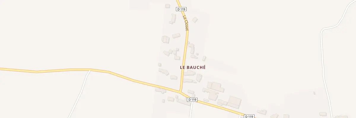 Plan du 8 Le Bauché à Saint-Martin-le-Gréard