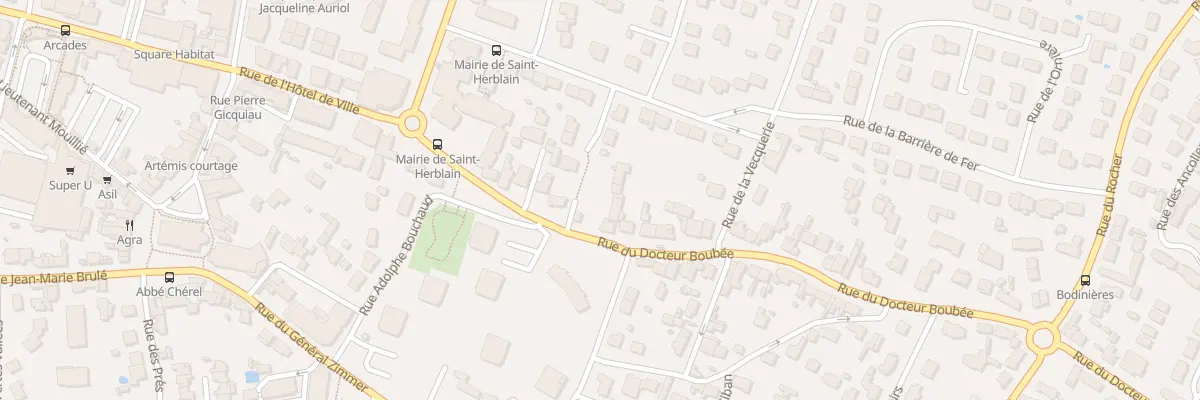 Plan du 128 Rue du Docteur Boubée à Saint-Herblain