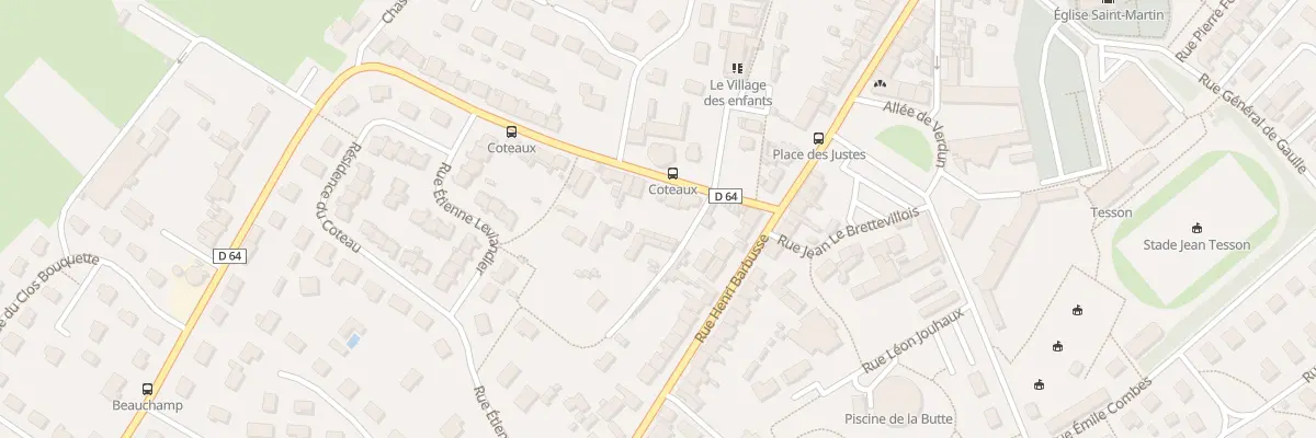 Plan du 13 Rue Victor Hugo - Octeville à Cherbourg-en-Cotentin
